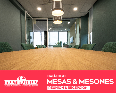 CATALOGO MESAS REUNION - MESONES RECEPCION 2025